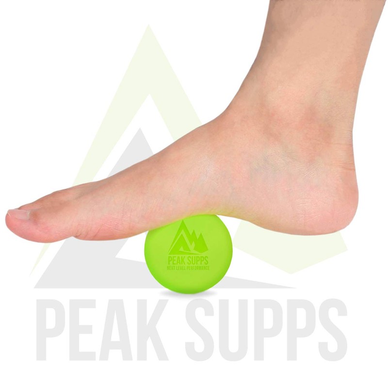 Lacrosse Ball for Trigger Point Massage - Lime Green (6cm