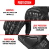 aaasportx Motorcycle Gloves Men's Leather Touchscreen Function - Protectors Motorcycle