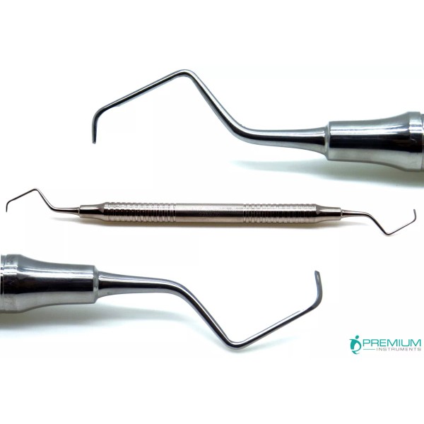 PREMIUM INSTRUMENTS Gracey Curettes 9/10 Dental Periodontal Hollow Handle Premium