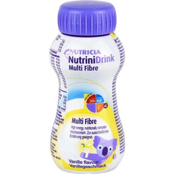 Nicht vorhanden NutriniDrink MultiFibre Vanillegeschmack, 32X200 ml FLU