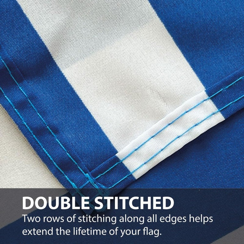 NWFlags Greece Flag 18" x 12" 75d Premium Polyester |