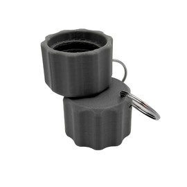 Propane Tank Cap -Threaded Valve Cover for RV, BBQ, Camping, Overland - USA (Two Caps) Compatible with Standard Valves