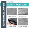 Crutello Food Processor Cover with Storage Pockets for Large Custom
