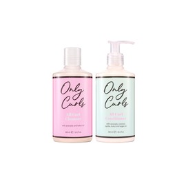 Only Curls Cleansing Bundle – 300ml Cleanser & Conditioner Duo for Hydrated, Defined, Frizz-Free Curls | Gentle, Vegan, Sulfate-Free Formula
