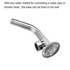 PATIKIL 6.7" Shower Head Extension Arm 45° Elbow, Copper Chromed