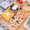 Set of 4 Traditional Dough Moulds, Rosette Iron Diving Shape,