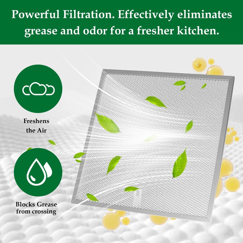 oneket Stove Hood Vent Filter 11-1/4" x 11-3/4" BPQTAF S99010316