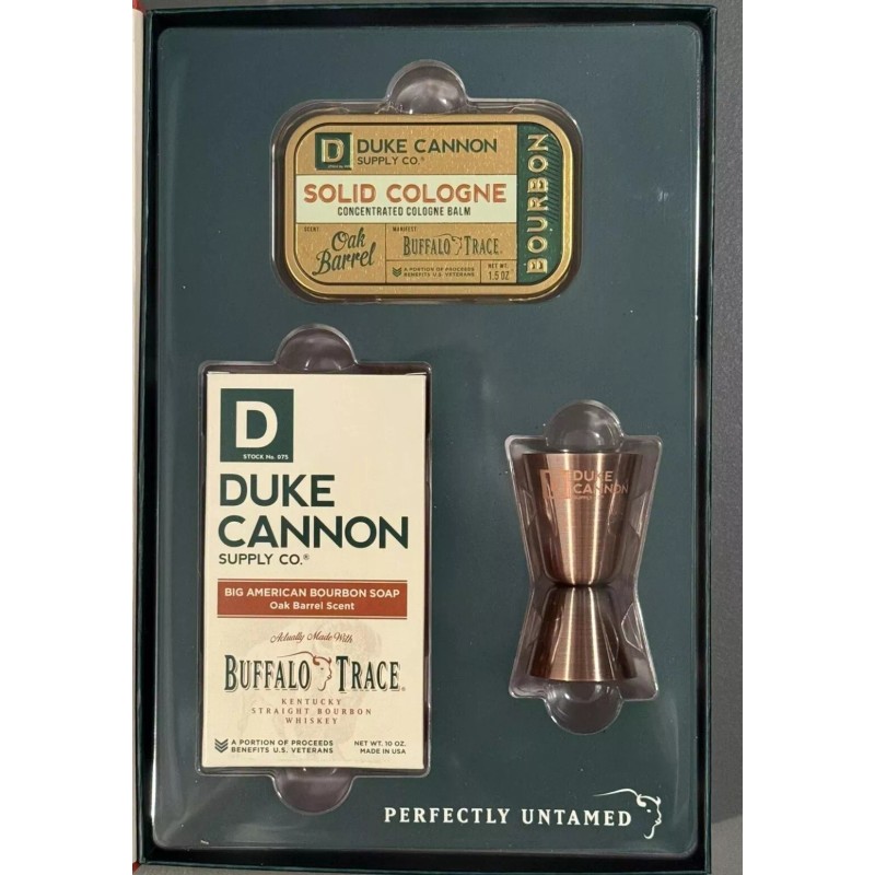 Duke Cannon Soap The Bourbon Barrel Holiday Gift Set Buffalo