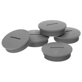 Pack of 5 Kalitec N8316004 PG16 Blanking Plugs Plastic Round Grey I 27 mm Diameter I PG16 Blanking Plug Set I Dust and Waterproof I IP65