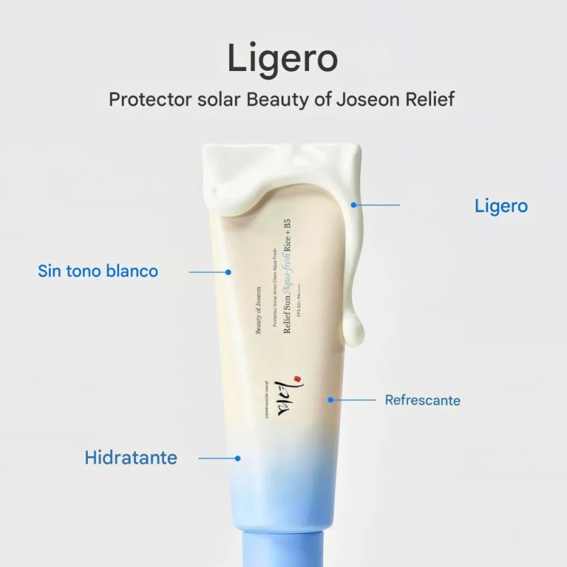 Protector Solar Boj Aqua Fresh Rice B5 Spf50+