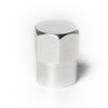 Circuit Performance VC3 Series Silver Aluminum Valve Stem Caps (8