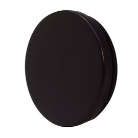Westbrass Floating No-Hole Overflow Faceplate, Matte Black, D980R-62