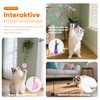 LongForU Katzenangel mit Federn und Saugnapf - Interaktives Katzenspielzeug und