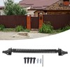 Self Closing Gate Door Spring Carbon Steel Electrophoresis Black Finish