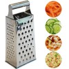 Armo® Stainless Steel Double Sided Cheese Vegetable Grater 4 Sided