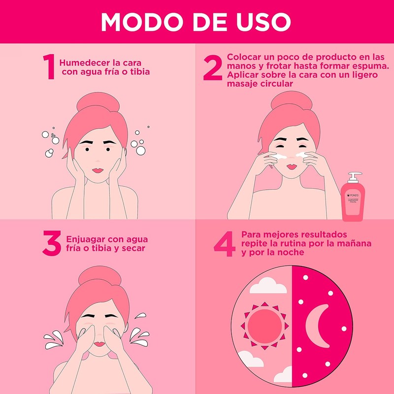 Pond's Limpiador Facial Noche y Día 220 ml