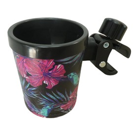 Moveable Boat Cup Holder, Clamp Marine Rail Cup Holder, Boat Accessories-360 Degree Rotatable Clamp Mounting, Fits to Boat Rail, Pole, Grip Rail, Grab Bar or Ladder