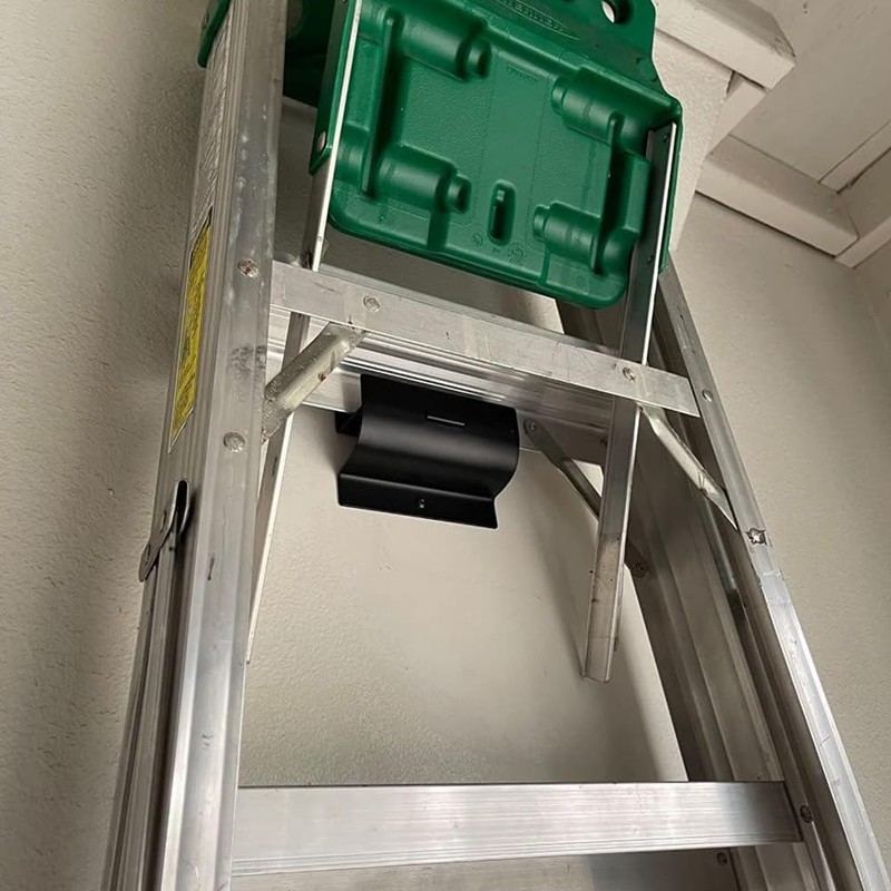 Comphic Heavy-Duty Ladder Hanger-Wall Mount Ladder Hooks for Ladder Storage-Wheelbarrow