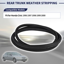 Magimaker Rear Trunk Weather Stripping 74865-S04-003 Compatible with Honda Civic 1996 1997 1998 1999 2000