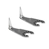 FUBAOLAI 2PCS Cold Knife Blades Windshield L-Shaped Cutting Blade for