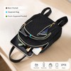 AfitLulu Backpack Purse for Women, Quilted Backpack with 3 Zip