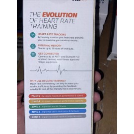 FITMETRIX HEART RATE SENSOR,  fmX4 Bluetooth, App Compatible, Internal Memory