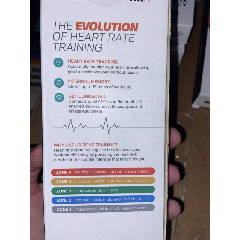 FITMETRIX HEART RATE SENSOR, fmX4 Bluetooth, App Compatible, Internal Memory