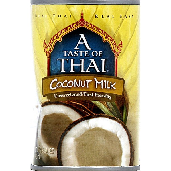 A Taste of Thai Gluten Free Coconut Milk, Original, 13.5 Ounce (Pack of 12)