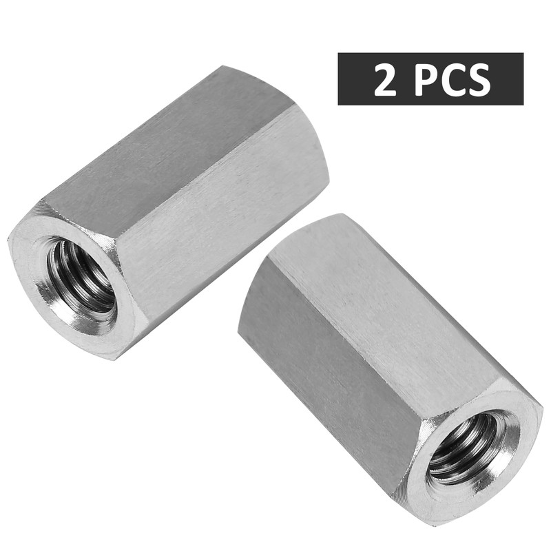 Seimneire 2 Pcs M12 x 1.75 Pitch 40mm Length Hex