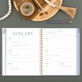 Cambridge 2026 Planner by Leah Bisch, Weekly & Monthly, 8.5" x 11", Large, Stripe (LB42-905-26)