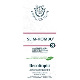 Gianluca Mech - Slim-Kombu, Integratore Alimentare Gluten Free Secondo il Metodo Decottopia al Gusto di Stevia - 500 ml