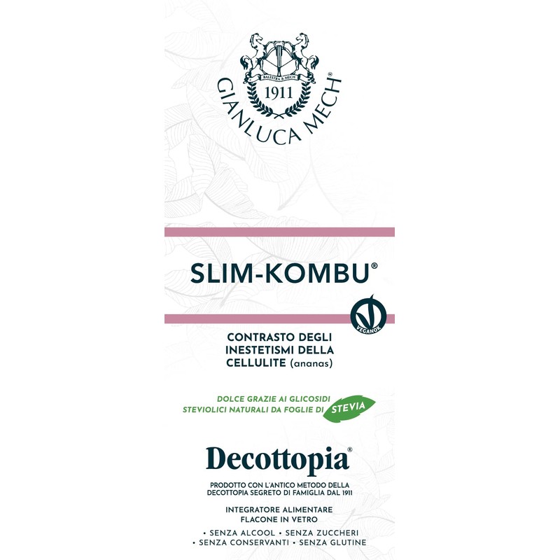 Gianluca Mech - Slim-Kombu, Integratore Alimentare Gluten Free Secondo il