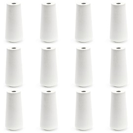 Surf turtle Blind Pull Cord Knobs 12Pcs White Wooden Tassel Pull Ends Pendant Curtain Craft for Blinds or Knobs Shades,Wooden Blind Cord Tassels Knobs Hanging Pulls