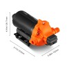 110V 3.3GPM 45PSI RV Fresh Water Diaphragm Pump 3-Chamber Self