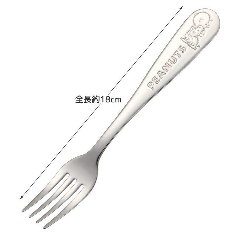 Skater FS1C-A Snoopy Stainless Steel Fork for Adults