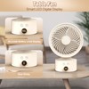 Yincook Desk Fans for Bedroom, 9-Inch Oscillating Air Circulator Fan,