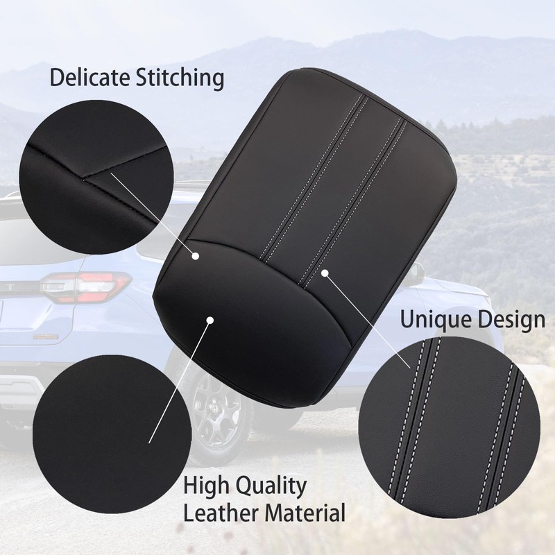 Areeyils Center Console Pad Armrest Box Cover Compatible with 2023