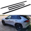 L2R Glossy Black Exterior Side Door Body Molding Bump Protector