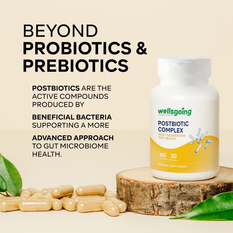 Wellsgoing Postbiotic Complex – Advanced Gut Health & Immune Support