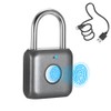 Fingerprint Padlock eLinkSmart Combination Lock Keyless Locker Lock for Gym