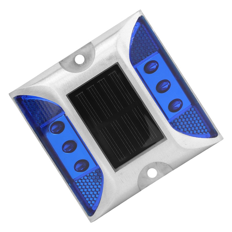 LED Solar Power Ground Marker Lights Waterproof Outdoor Driveway Road