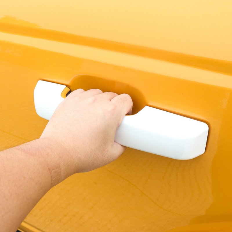 JAKISIMA for Bronco Door Handle Covers Trim Rear Tailgate Cover