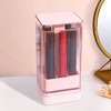 Lipstick Holder Auto Lifting Dustproof Large Capacity Transparent Window Lipstick