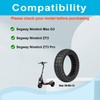 70/60-7.5 Off-Road Solid Scooter Tires : 11 Inch Tubeless Replacement