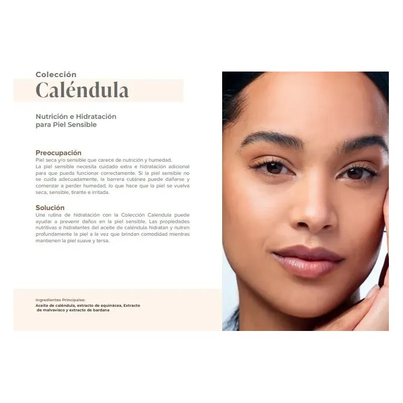 Limpiador Facial De Caléndula Farmasi Piel Seca / Sensible
