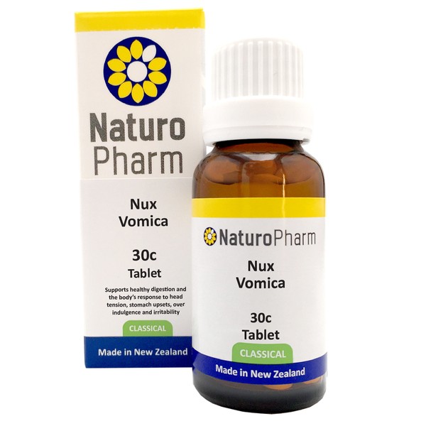 Naturo Pharm Nux Vomica Tablets - 30C 130 Tablets