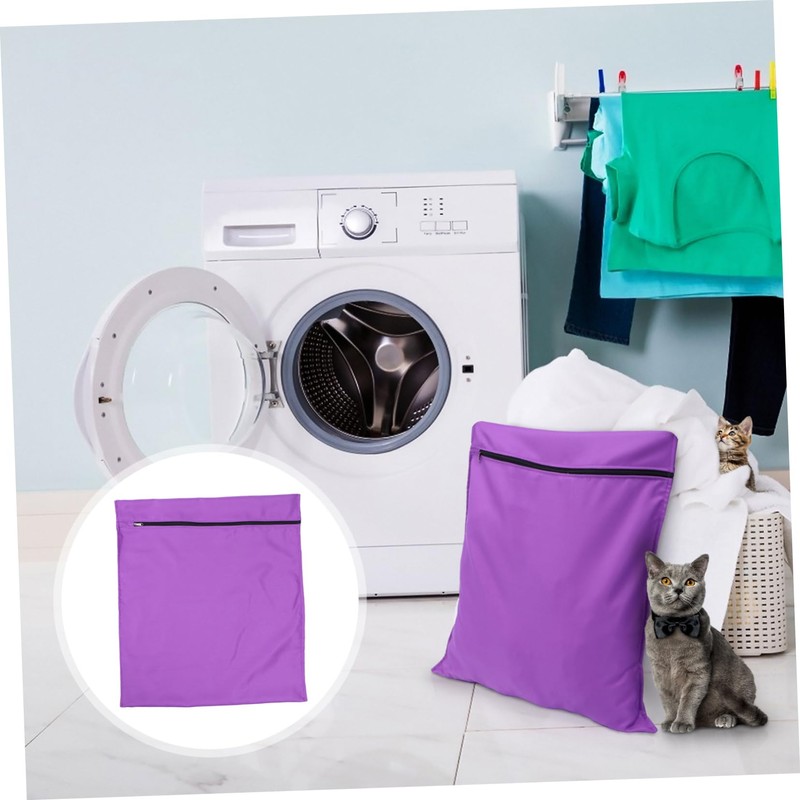 Ipetboom Large Mesh Laundry Bag for Pets Wash Net Lightweight