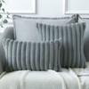 Soleebee Plush Velvet Cushion Covers, Set of 2, Soft Artificial