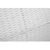 Arpan Paper Rope Storage Basket Box With Lid - White