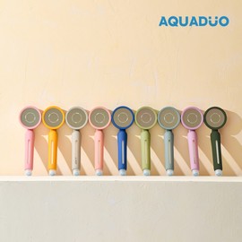 Aqua Duo Blossom Bathroom Design Filter Shower 1 Year Set [Shower + Hose + Filter 3 Pieces] Rust Removal Olive Shower + Filter 3 Pieces / 아쿠아듀오 블라썸 욕실 디자인 필터샤워기 1년세트 [샤워기+호스+필터3개입] 녹물제거 올리브 샤워기+필터3개입